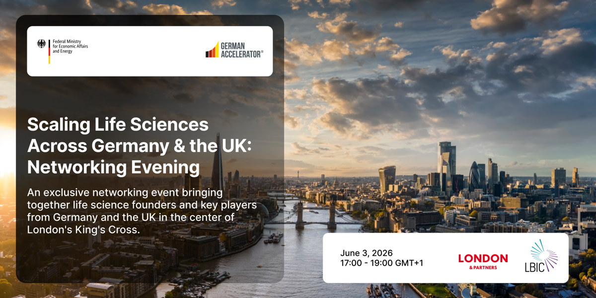 Scaling Life Sciences Across Germany & the UK: Networking Evening