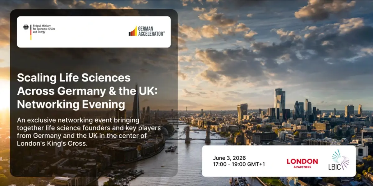 Scaling Life Sciences Across Germany & the UK: Networking Evening