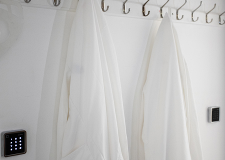 Lab coat laundry